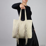 Italian Genuine Suede Tote Bag 272522 - TAKEASY - Flyclothing LLC