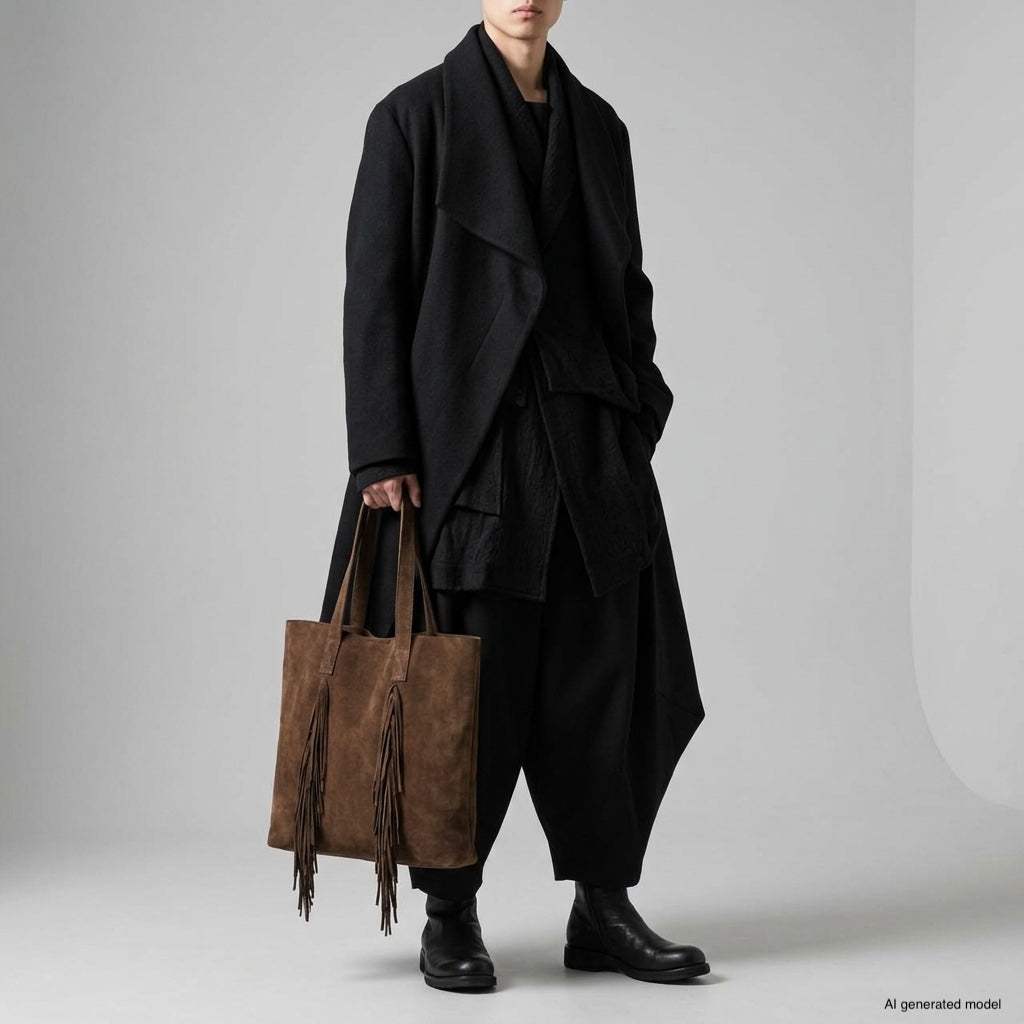 Italian Genuine Suede Tote Bag 272522