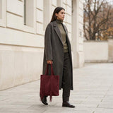Italian Genuine Suede Tote Bag 272522 - TAKEASY - Flyclothing LLC