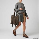Italian Genuine Suede Tote Bag 272522