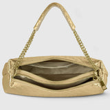 Italian Genuine Weave Metallic Suede Crossbody Bag 171522 - TAKEASY - Flyclothing LLC