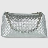 Italian Genuine Weave Metallic Suede Crossbody Bag 171522 - TAKEASY - Flyclothing LLC