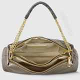 Italian Genuine Weave Metallic Suede Crossbody Bag 171522 - TAKEASY - Flyclothing LLC