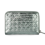 Weave Metallic Suede Leather Wallet - TAKEASY - Flyclothing LLC