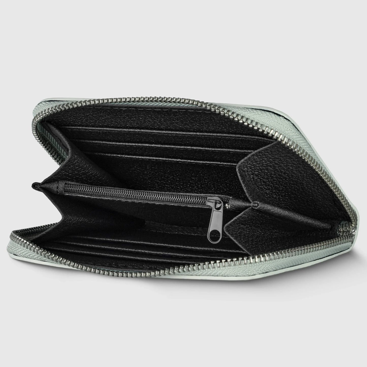 Weave Metallic Suede Leather Wallet - TAKEASY - Flyclothing LLC