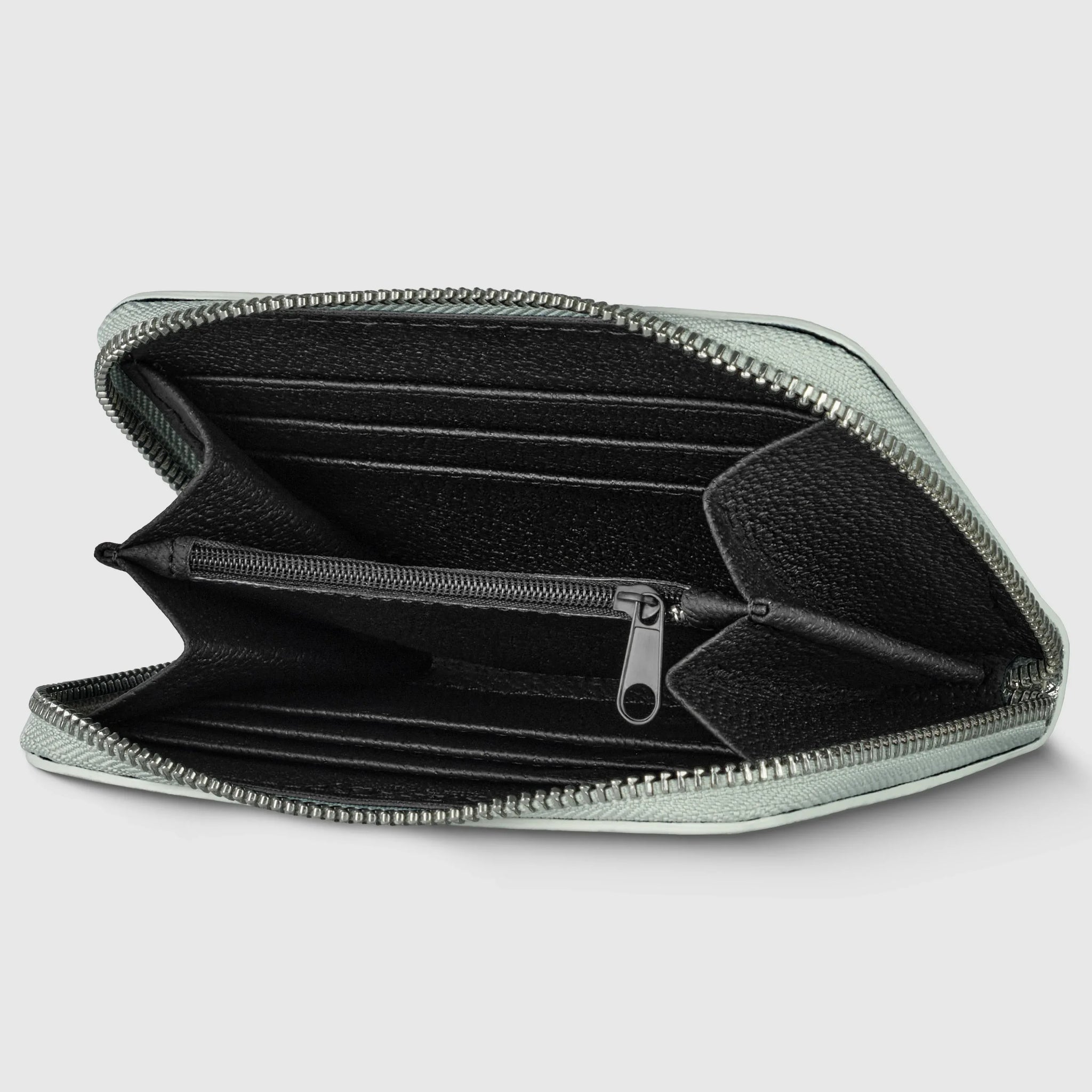 Weave Metallic Suede Leather Wallet - TAKEASY - Flyclothing LLC