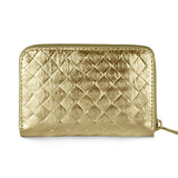Italian Genuine Weave Metallic Suede Wallet 650988 - TAKEASY - Flyclothing LLC