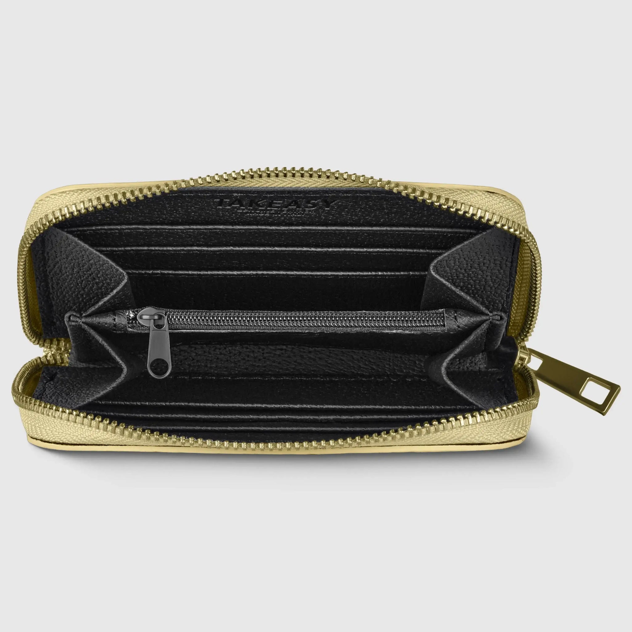 Italian Genuine Weave Metallic Suede Wallet 650988 - TAKEASY - Flyclothing LLC