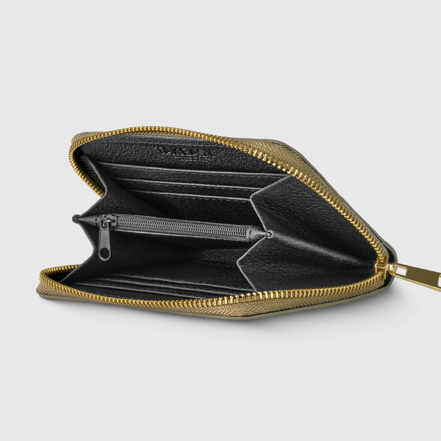 Weave Metallic Suede Leather Wallet - TAKEASY - Flyclothing LLC