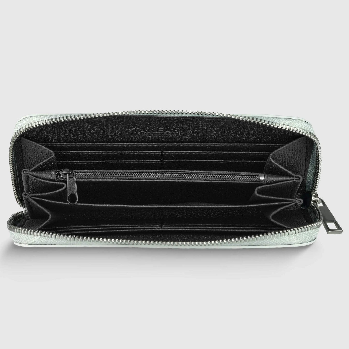 Italian Genuine Weave Metallic Suede Wallet 651088 - TAKEASY - Flyclothing LLC