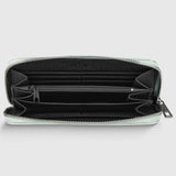 Italian Genuine Weave Metallic Suede Wallet 651088 - TAKEASY - Flyclothing LLC