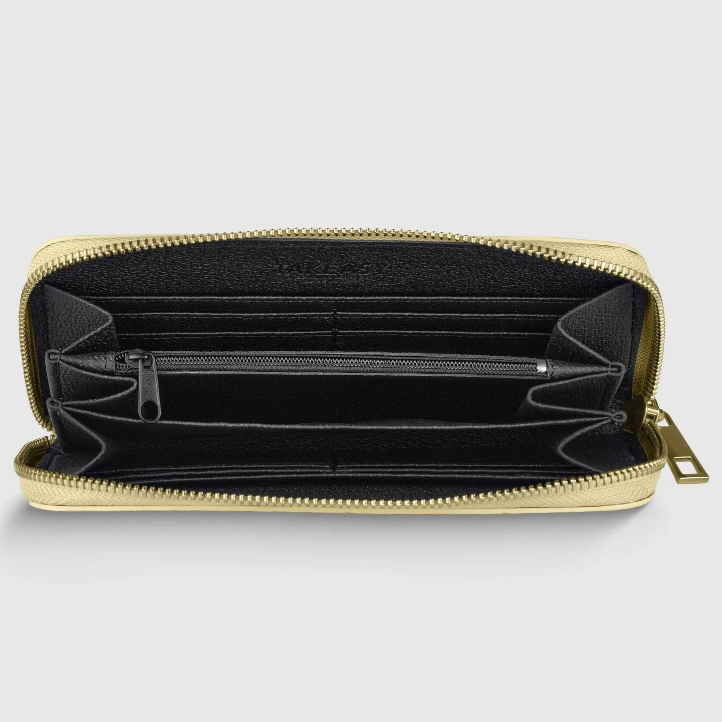 Italian Genuine Weave Metallic Suede Wallet 651088 - TAKEASY - Flyclothing LLC