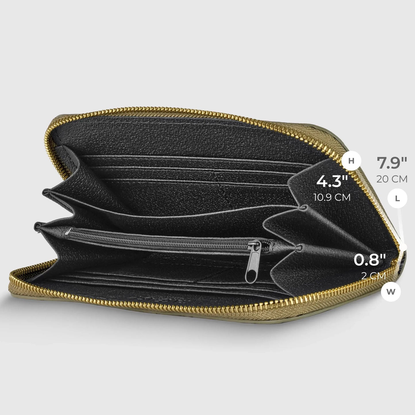 Italian Genuine Weave Metallic Suede Wallet 651088 - TAKEASY - Flyclothing LLC