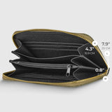 Italian Genuine Weave Metallic Suede Wallet 651088 - TAKEASY - Flyclothing LLC