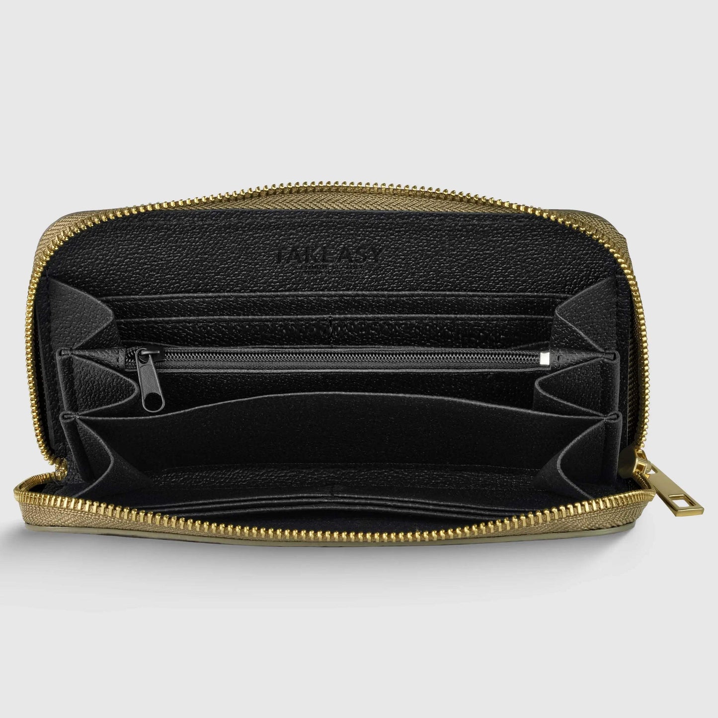 Italian Genuine Weave Metallic Suede Wallet 651088 - TAKEASY - Flyclothing LLC