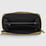 Italian Genuine Weave Metallic Suede Wallet 651088 - TAKEASY - Flyclothing LLC