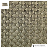 Italian Genuine Weave Metallic Suede Wallet 651088 - TAKEASY - Flyclothing LLC