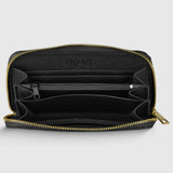 Italian Genuine Weave Metallic Suede Wallet 651088 - TAKEASY - Flyclothing LLC