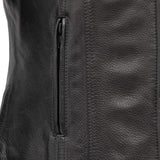 Targa - Women's Motorcycle Leather Jacket - First Manufacturing Company - Flyclothing LLC