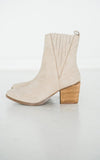 Taris Ankle Boot in Cream - Naughty Monkey