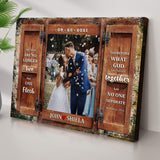 Matthew 19:6 - So They Are No Longer Two, But One Flesh Sign II - Tailored Canvases - Flyclothing LLC