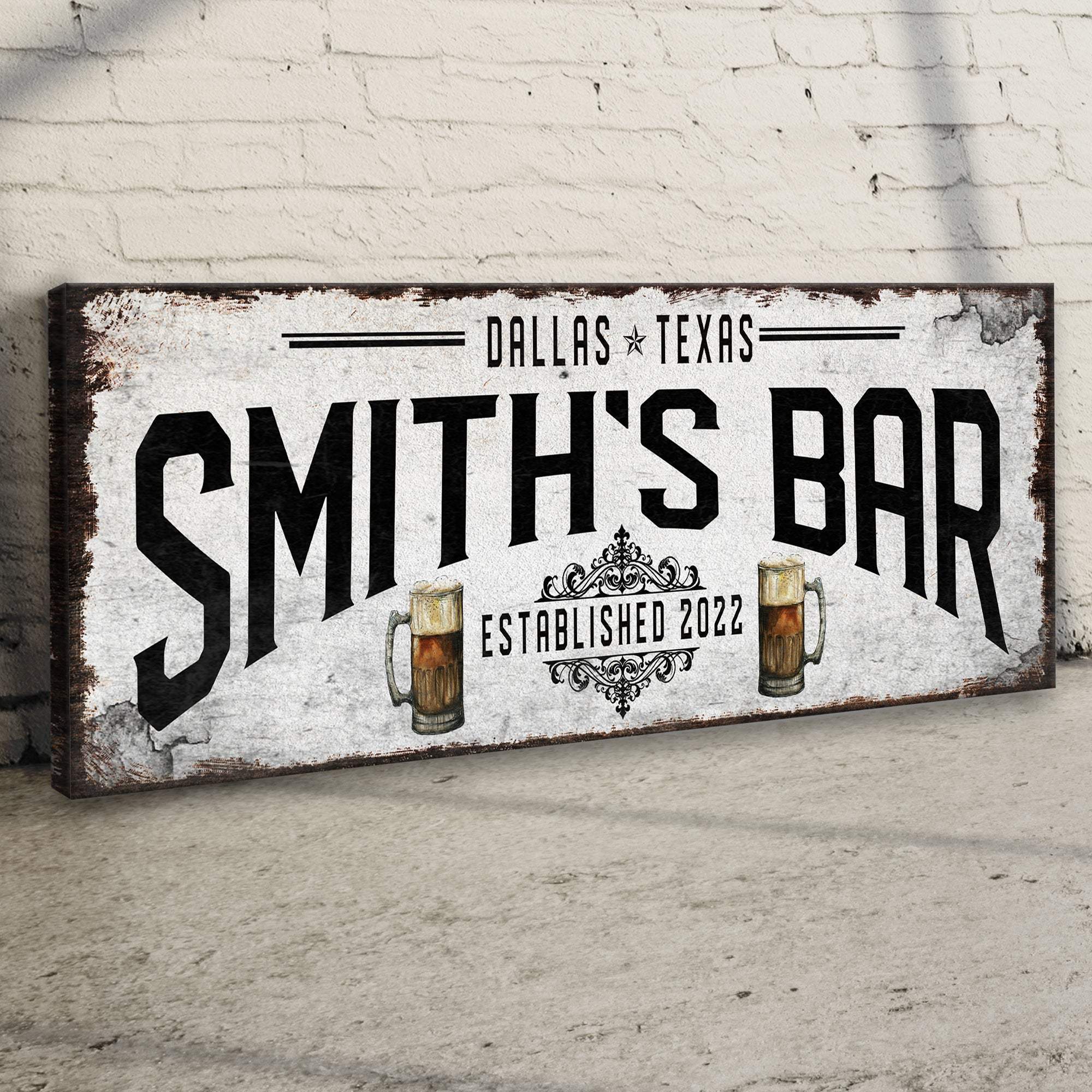 Rustic Bar Sign II - Tailored Canvases - Flyclothing LLC