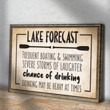 Lake Forecast Sign - Tailored Canvases - Flyclothing LLC