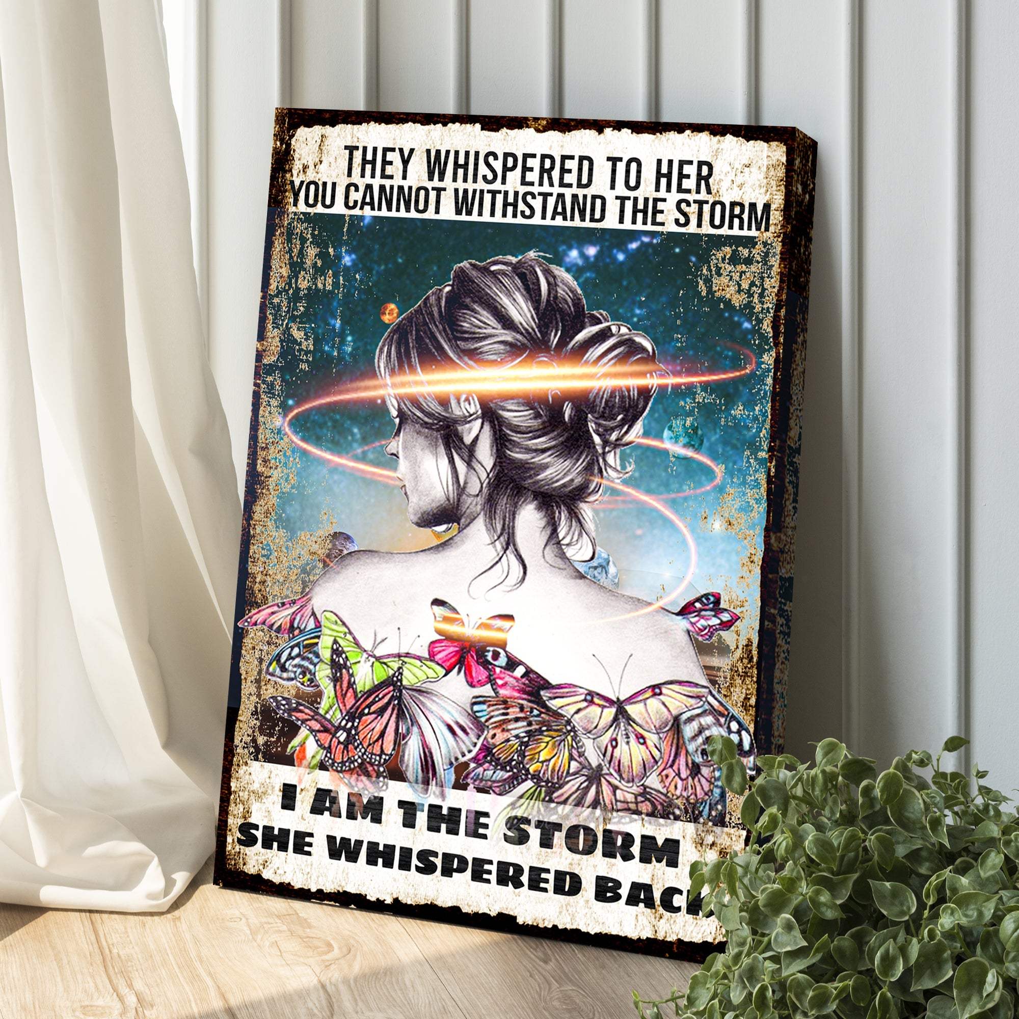 I Am The Storm Sign II - Tailored Canvases - Flyclothing LLC