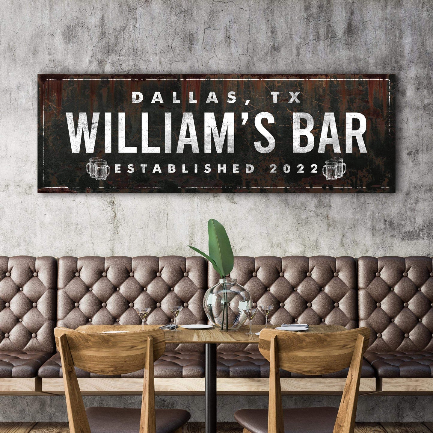 Rustic Bar Sign - Tailored Canvases - Flyclothing LLC