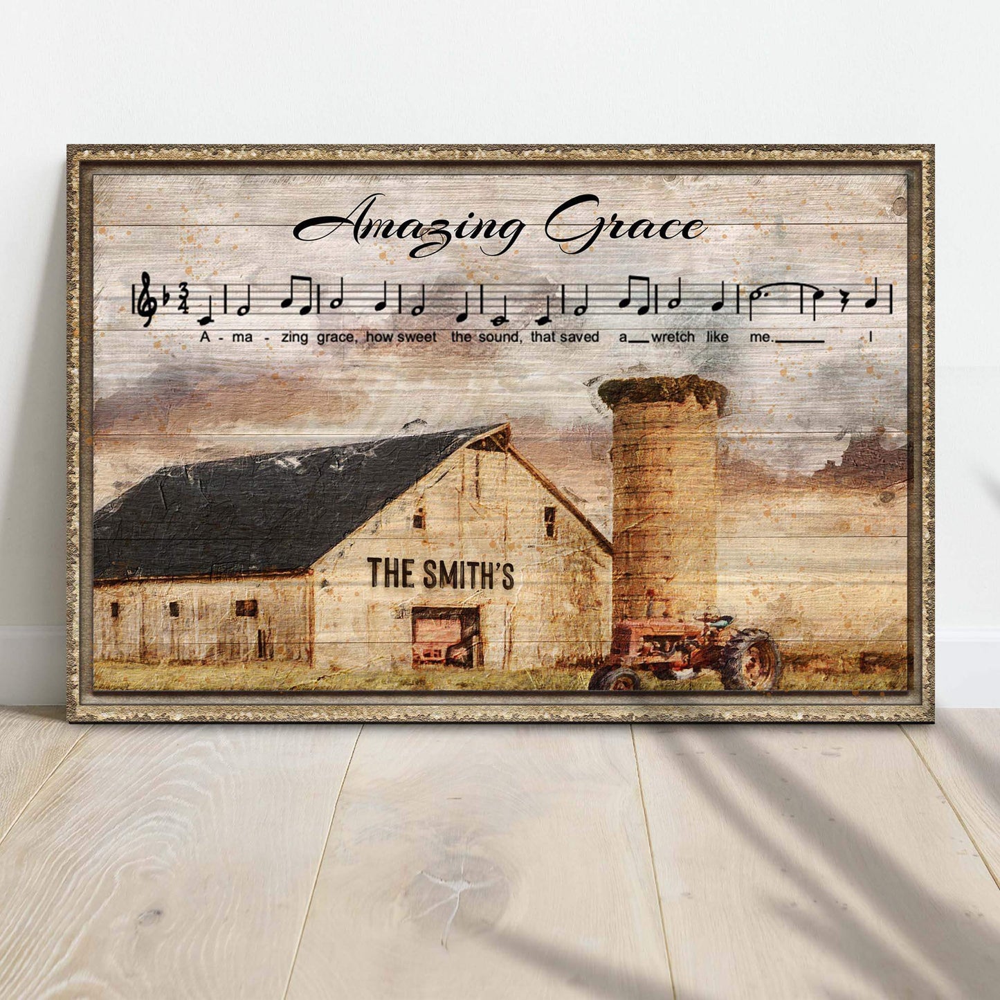 Amazing Grace Family Sign II - Tailored Canvases - Flyclothing LLC