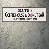 Coffee House And Donut Bar Sign II - Tailored Canvases - Flyclothing LLC