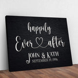 Happily Ever After Couple Sign VII - Tailored Canvases - Flyclothing LLC