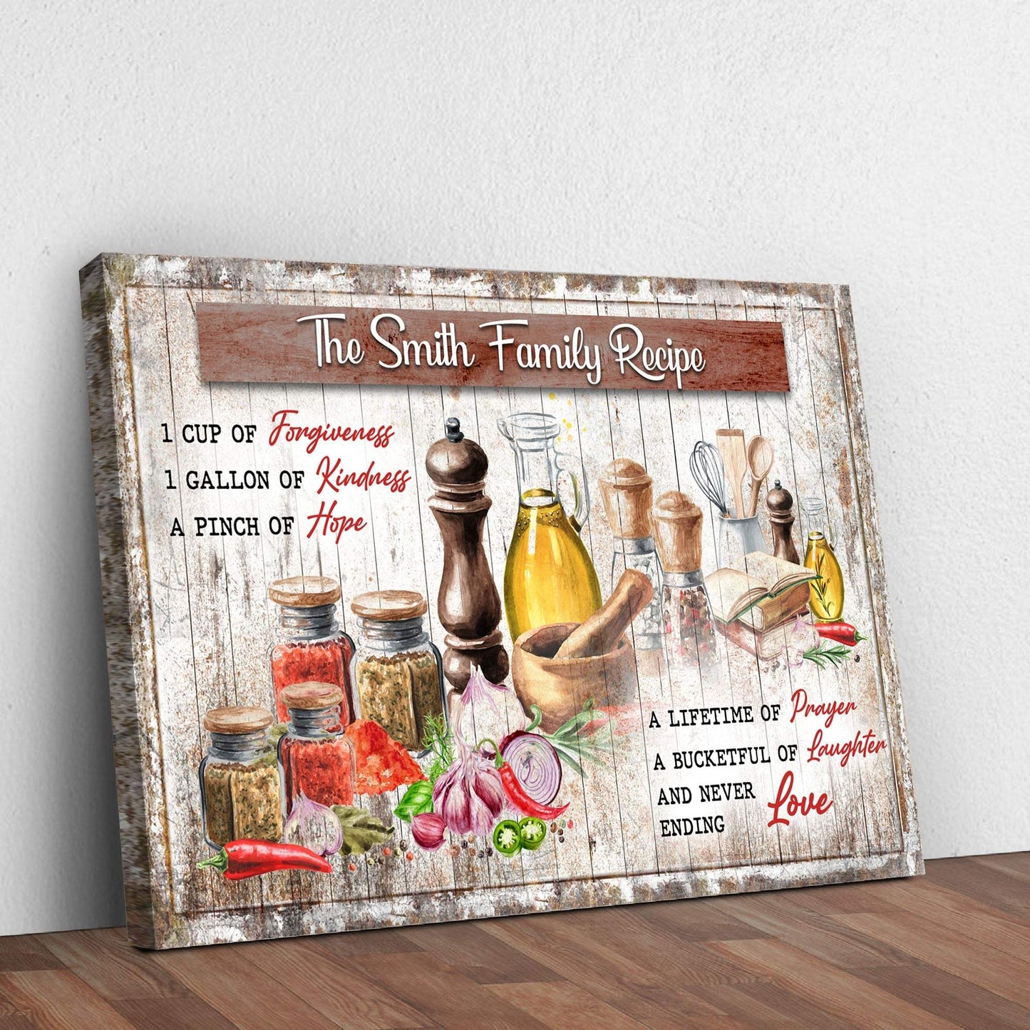 The Family Recipe Sign II - Tailored Canvases - Flyclothing LLC