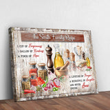 The Family Recipe Sign II - Tailored Canvases - Flyclothing LLC