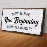 New Home Sign - Tailored Canvases - Flyclothing LLC