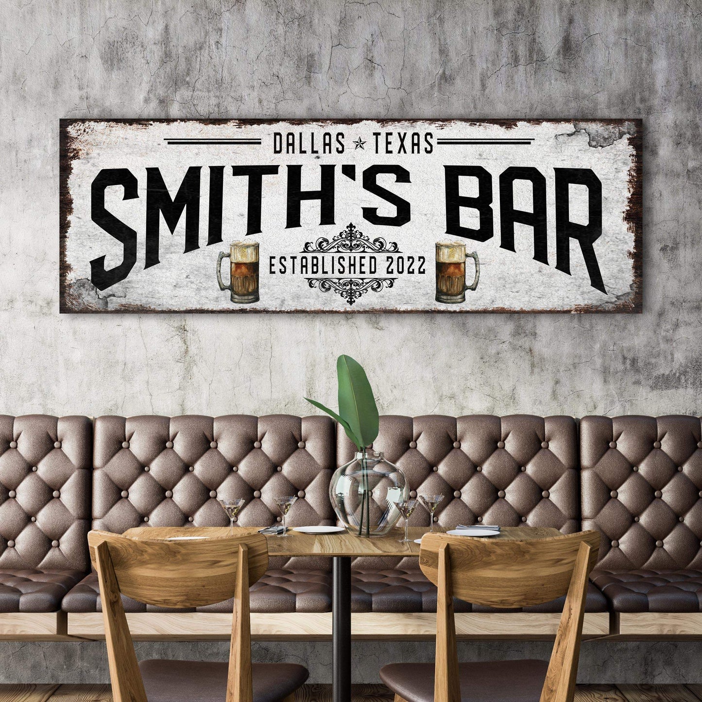 Rustic Bar Sign II - Tailored Canvases - Flyclothing LLC