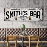 Rustic Bar Sign II - Tailored Canvases - Flyclothing LLC