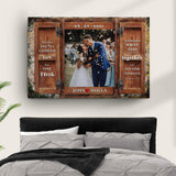 Matthew 19:6 - So They Are No Longer Two, But One Flesh Sign II - Tailored Canvases - Flyclothing LLC