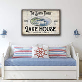 Family Lake House View Sign - Tailored Canvases - Flyclothing LLC