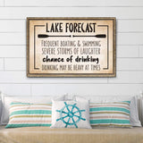 Lake Forecast Sign - Tailored Canvases - Flyclothing LLC