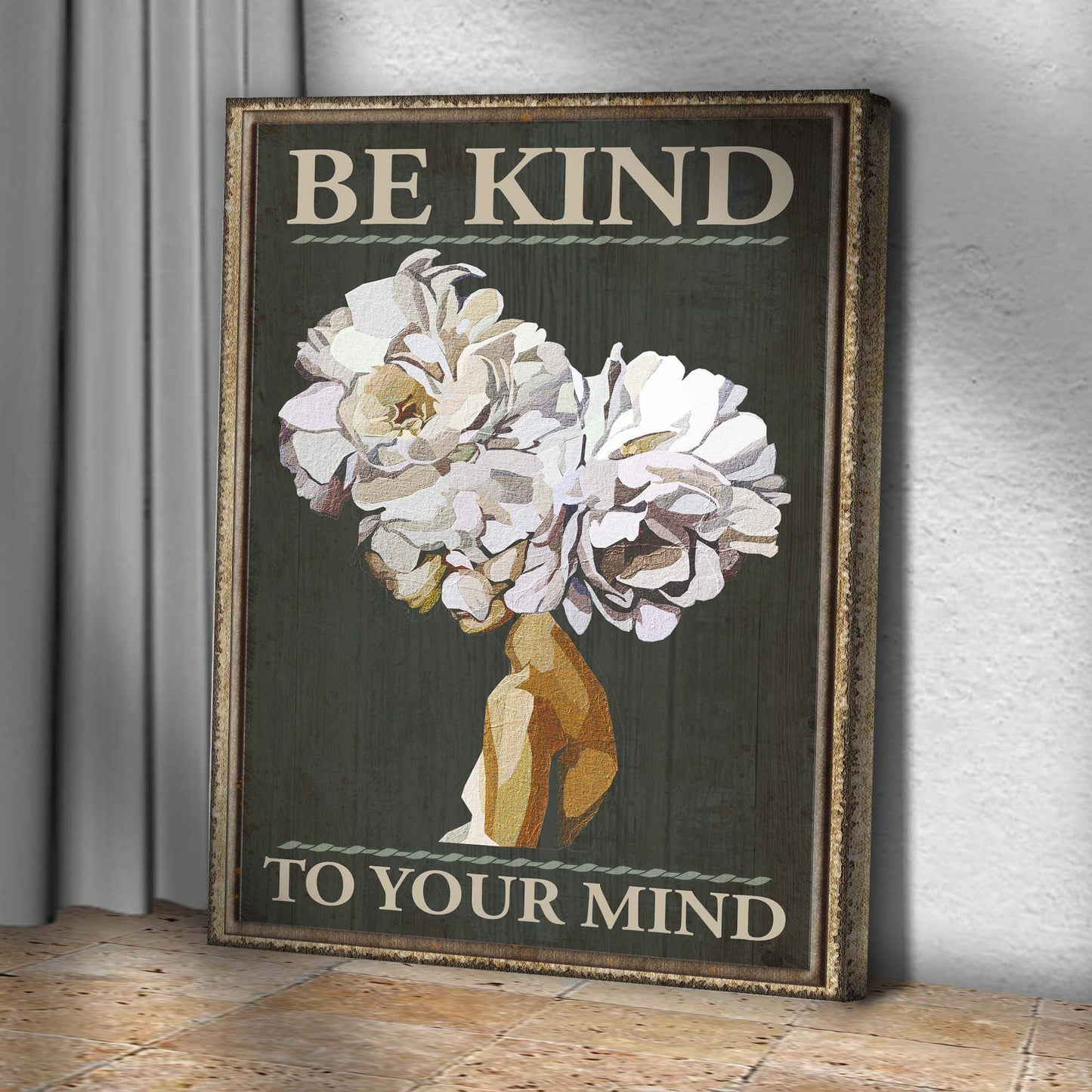 Be Kind To Your Mind Sign II - Tailored Canvases - Flyclothing LLC