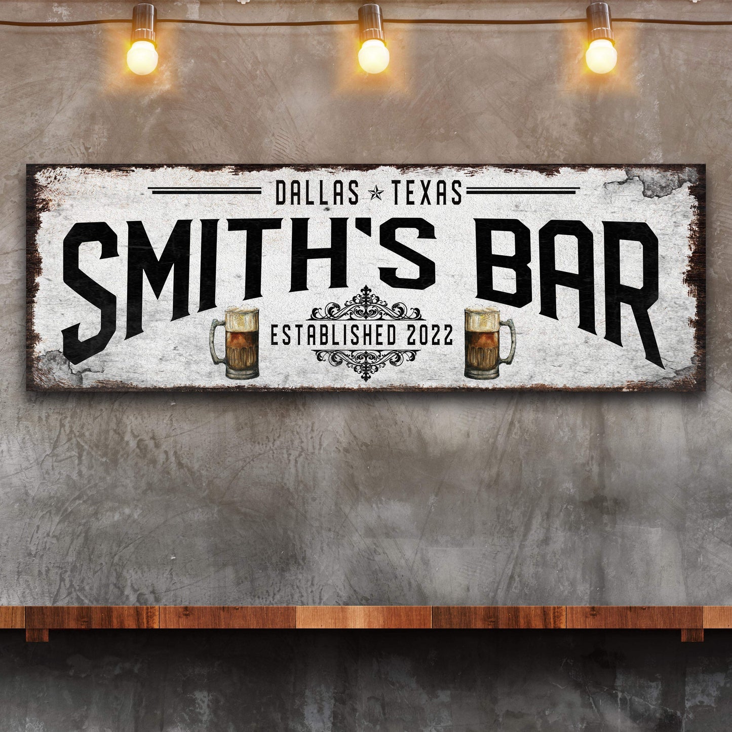 Rustic Bar Sign II - Tailored Canvases - Flyclothing LLC