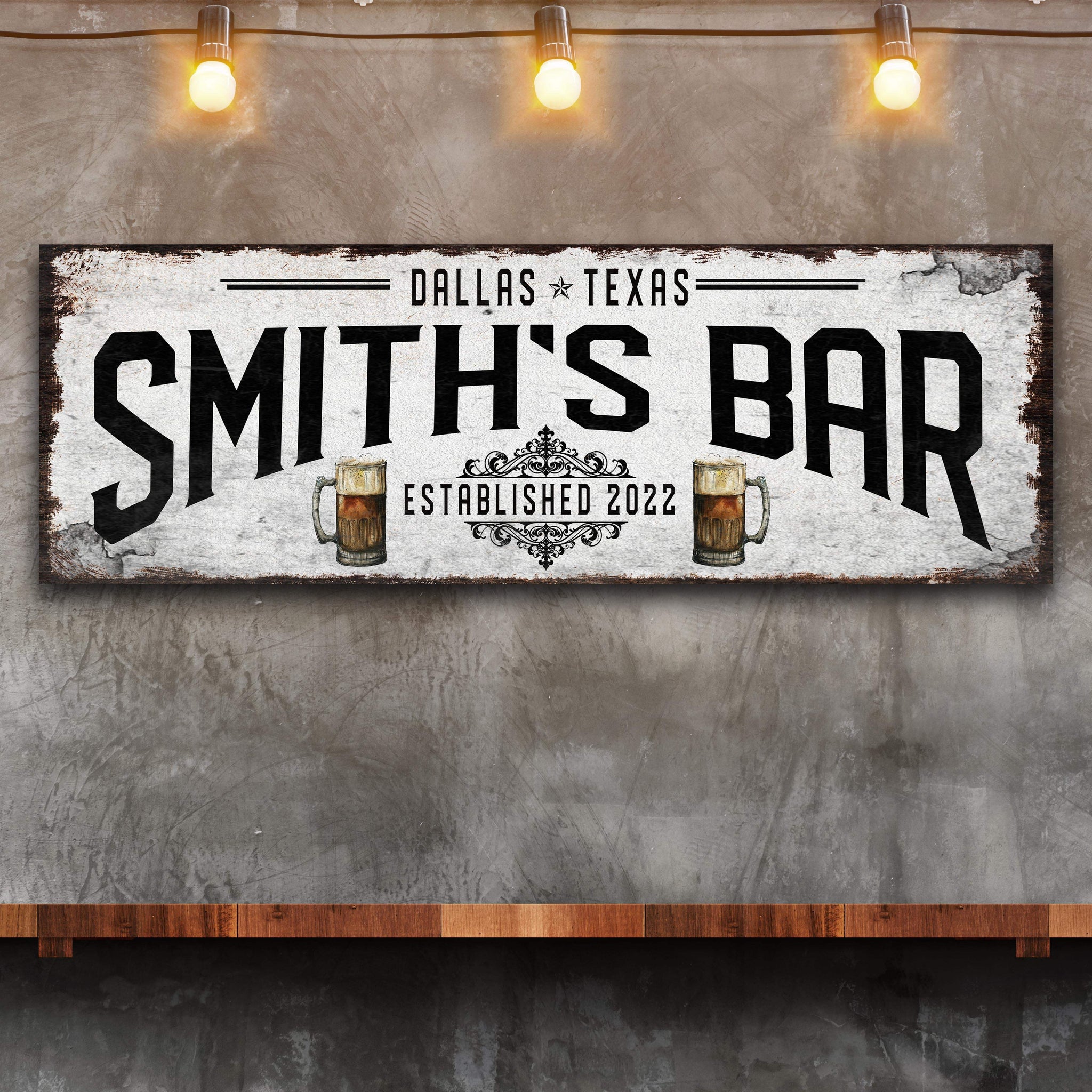 Rustic Bar Sign II - Tailored Canvases - Flyclothing LLC