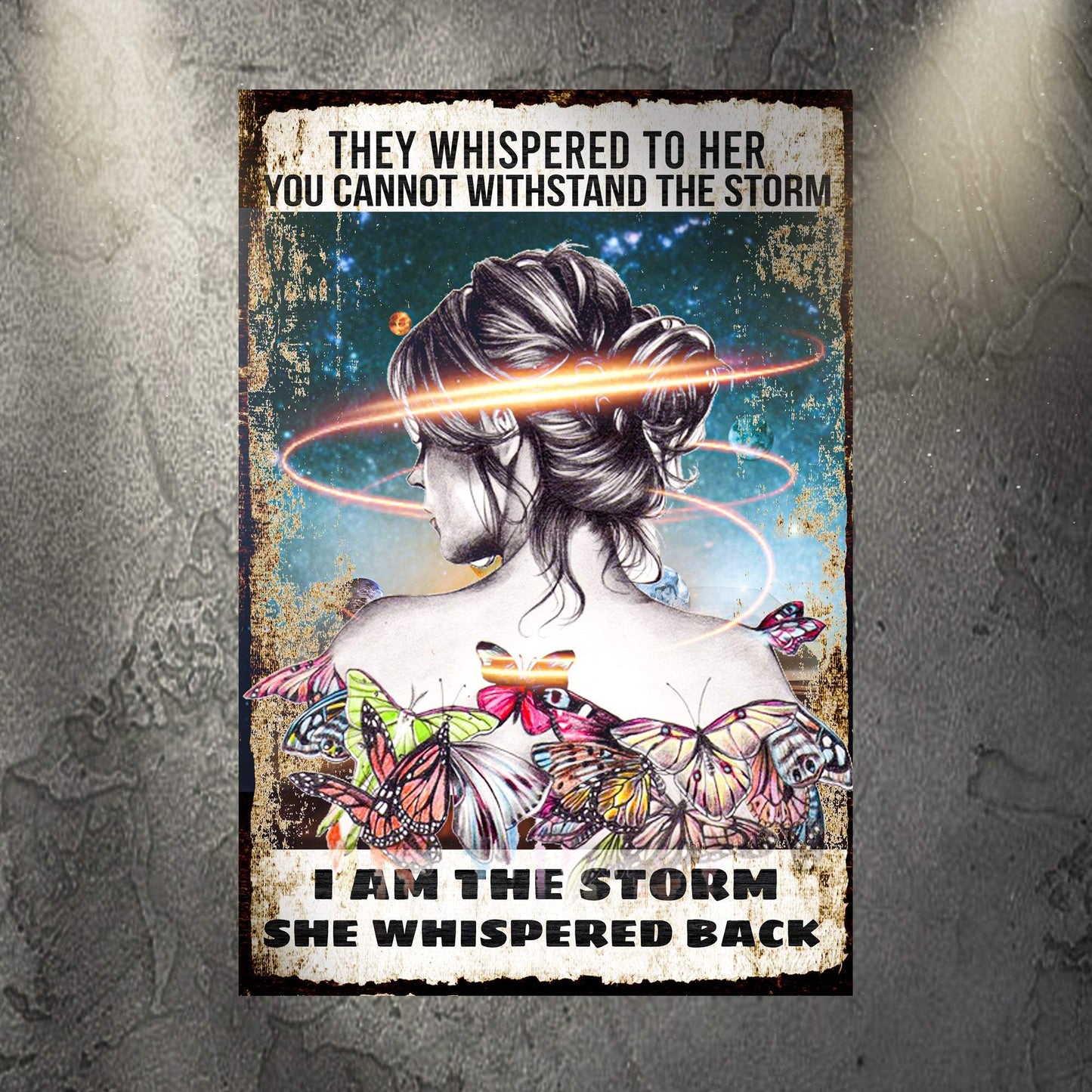 I Am The Storm Sign II - Tailored Canvases - Flyclothing LLC