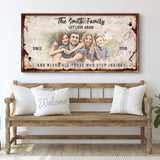 Let Love Abide And Bless All Those Who Step Inside Sign - Tailored Canvases - Flyclothing LLC