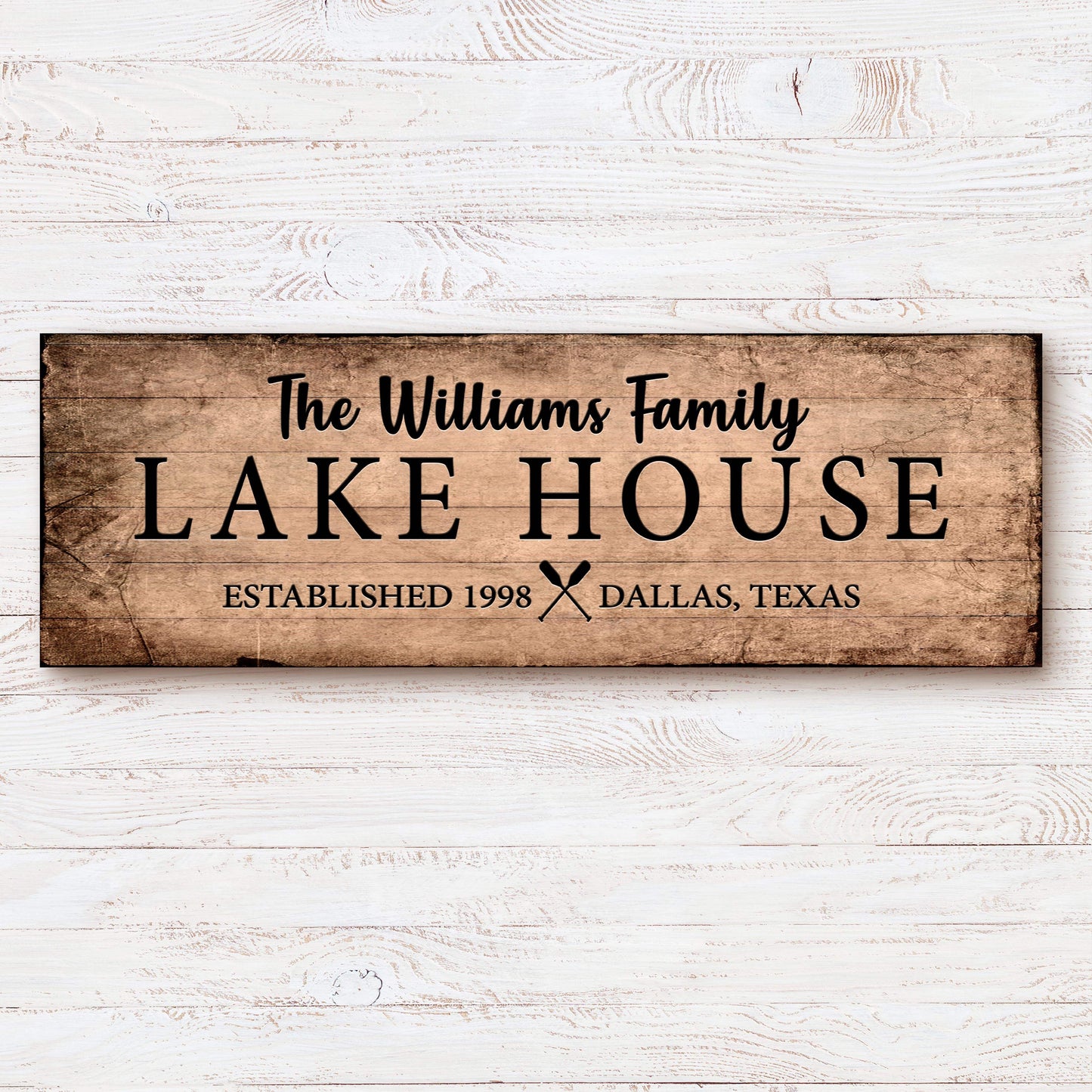 Family Lake House Sign VI - Tailored Canvases - Flyclothing LLC