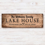 Family Lake House Sign VI - Tailored Canvases - Flyclothing LLC