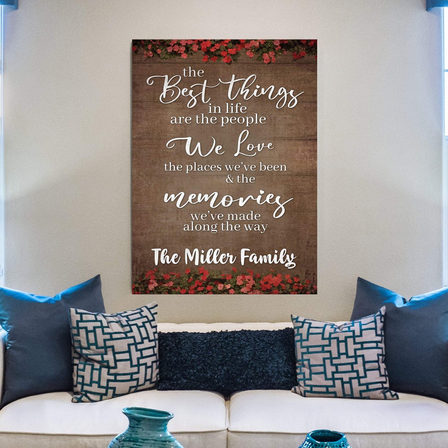 Best Things In Life Sign II - Tailored Canvases - Flyclothing LLC