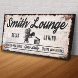 Relax Unwind Theatre Lounge Sign - Tailored Canvases - Flyclothing LLC