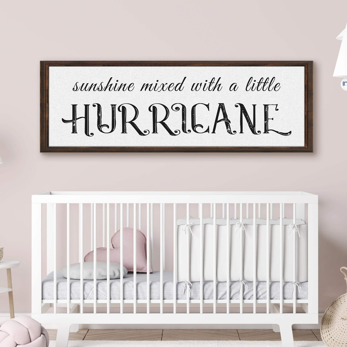 Sunshine Mixed With A Little Hurricane Sign II - Tailored Canvases - Flyclothing LLC